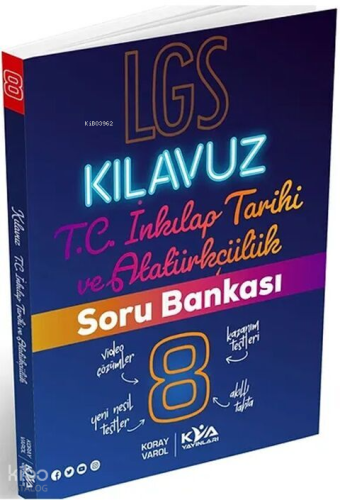 Koray Varol Akademi 8. Sınıf Kılavuz Serisi T.C. İnkılap Tarihi Soru Bankası