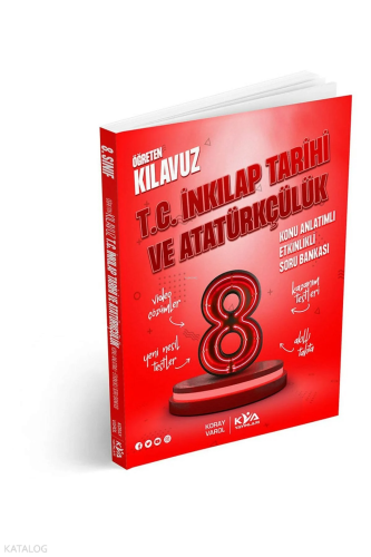 Koray Varol Akademi 8.Sınıf LGS İnkılap Tarihi Öğreten Kılavuz Konu Anlatımlı Etkinlikli Soru Bankası