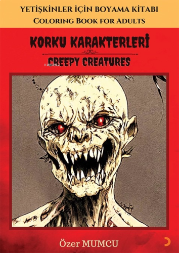 Korku Karakterleri – Yetişkinler için Boyama Kitabı