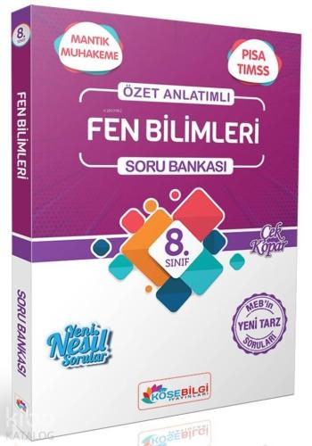 Köşebilgi Yayınları 8. Sınıf Fen Bilimleri Özet Bilgili Soru Bankası