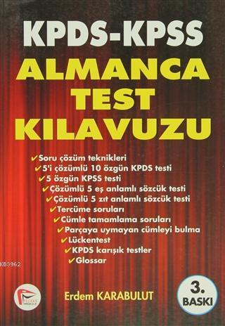 KPDS KPSS Almanca Test Kılavuzu