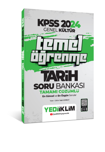KPSS 2024 Genel Kültür Temel Öğrenme Tarih Tamamı Çözümlü Soru Bankası