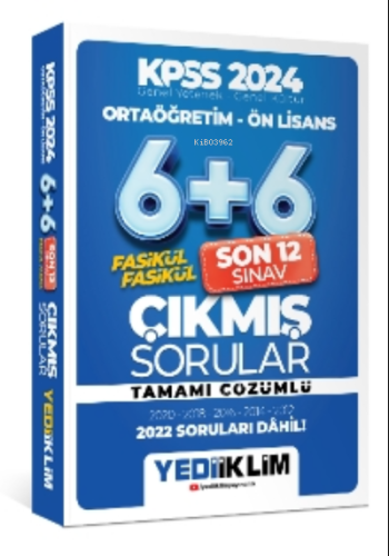 KPSS 2024 Genel Yetenek Genel Kültür Ortaöğretim; Ön Lisans Fasikül Fa