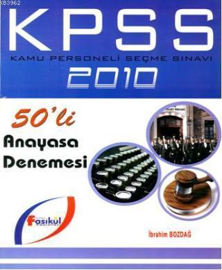 KPSS 50'li Anayasa Denemesi