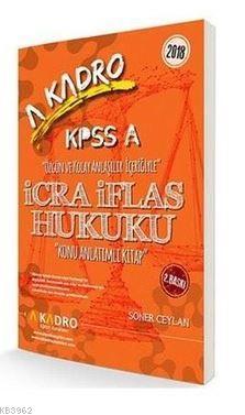 KPSS A Grubu İcra İflas Hukuku Konu Anlatımlı 2018