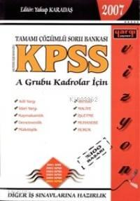 Kpss; A Grubu Kadrolar İçin