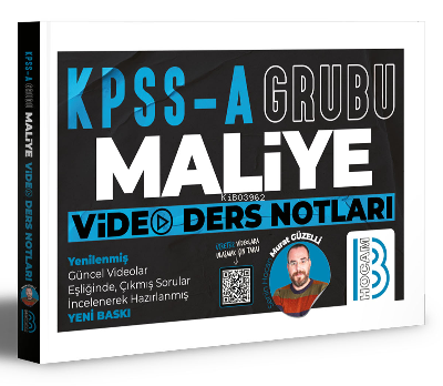 KPSS A Grubu Maliye Video Ders Notları