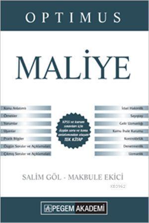 KPSS A Grubu Optimus Maliye Konu Anlatımı 2016