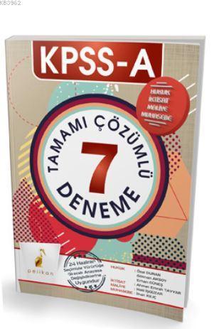 KPSS A Grubu Tamamı Çözümlü 7 Deneme 2017