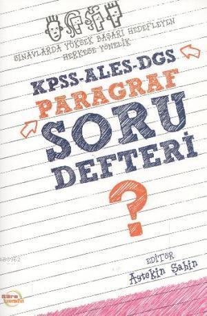 Kpss Ales DGS Paragraf Soru Defteri