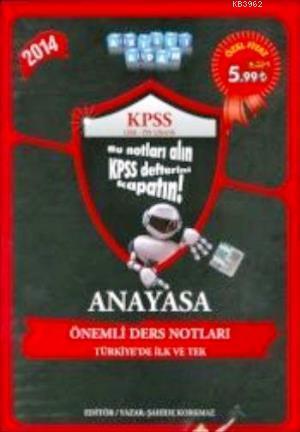 KPSS Anayasa Önemli Ders Notları Yaprak Test