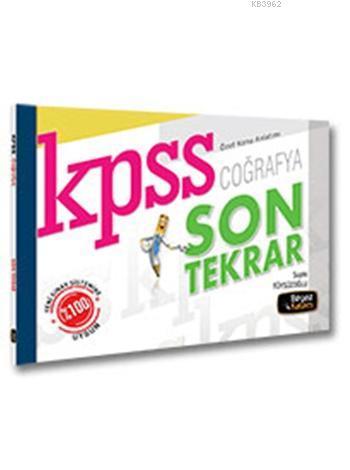 KPSS Coğrafya Son Tekrar Özet Konu Anlatımı 2015