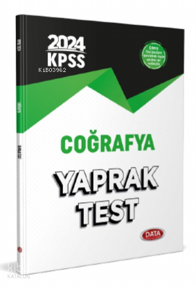KPSS Coğrafya Yaprak Test