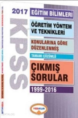 KPSS Eğitim Bil. Öğr. Yöntem ve Tek. Konularına Göre Düzenlenmiş Tamam