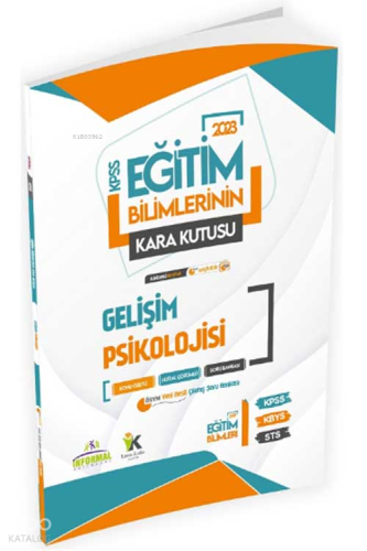 KPSS Eğitim Bilimlerinin Kara Kutusu Gelişim Psikolojisi Çıkmış Sorular Soru Bankası Çözümlü İnformal Yayınları