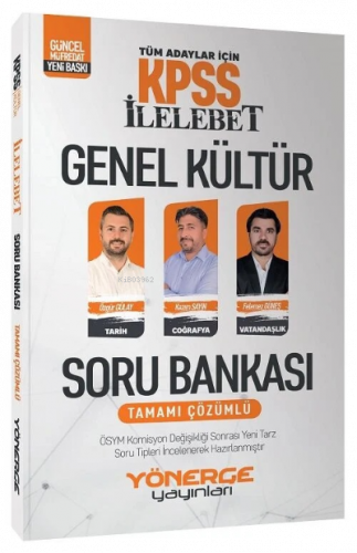 KPSS Genel Kültür Soru Bankası Çözümlü