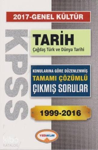 KPSS Genel Kültür Tarih Çağdaş Türk ve Dünya Tarihi 2017; Konularına G