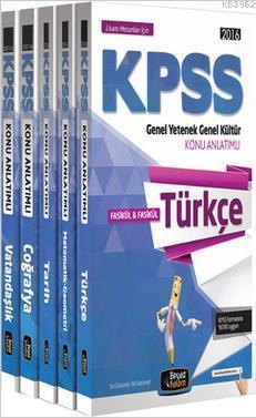 KPSS Genel Yetenek Genel Kültür Konu Anlatımlı 2016; 5 Kitap Takım