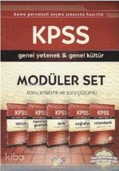 KPSS Genel Yetenek-Genel Kültür Konu Anlatımlı Modüler Set