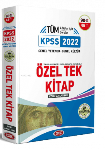 KPSS Genel Yetenek - Genel Kültür Konu Anlatımlı Tek Kitap