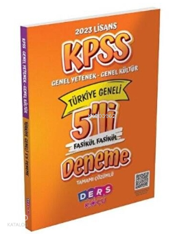 KPSS GKGY Lisans 5 'Li Fasikül Fasikül Deneme Sınavı