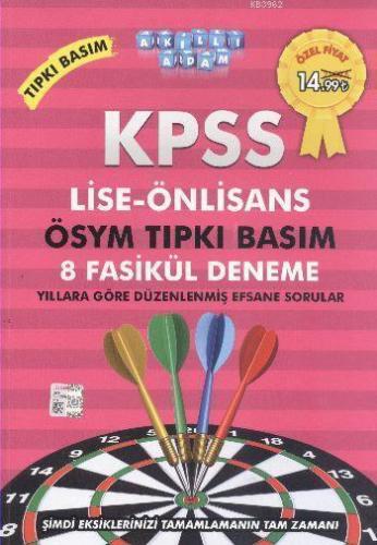 KPSS Lise Ön Lisans ÖSYM Tıpkı Basım 8 Fasikül Deneme 2014