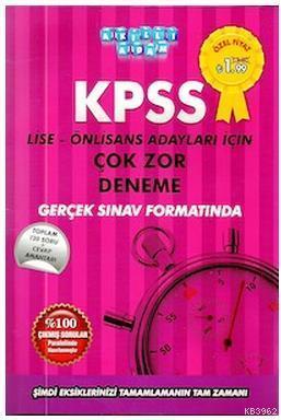 KPSS Lise Önlisans Çok Zor Deneme