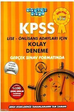 KPSS Lise Önlisans Kolay Deneme