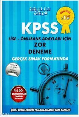 KPSS Lise Önlisans Zor Deneme