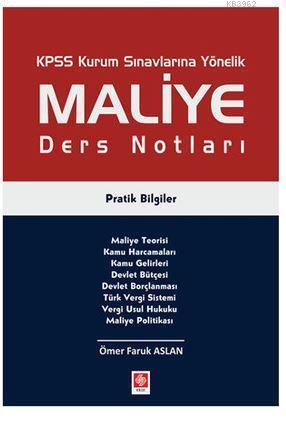 KPSS Maliye Ders Notları