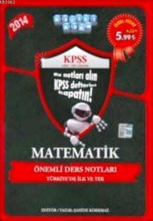 KPSS Matematik Önemli Ders Notları Yaprak Test