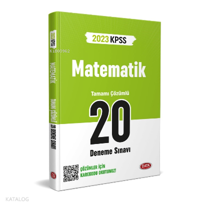 KPSS Matematikl 20 Deneme Sınavı Karekod Çözümlü