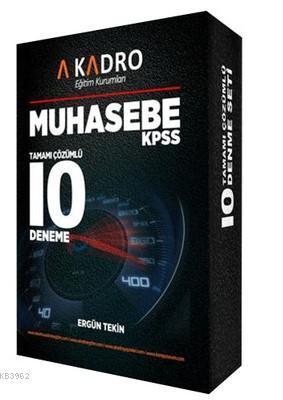 KPSS Muhasebe Tamamı Çözümlü 10 Deneme Seti