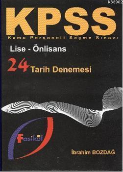KPSS Tarih 24 Ders Denemesi Lise - Önlisans