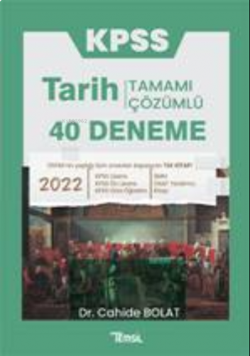 Kpss Tarih 40 Deneme Tamamı Çözümlü