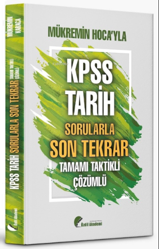 KPSS Tarih Full Tekrar Soru Avı 101 Soru Bankası Çözümlü