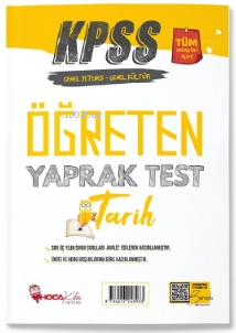 KPSS Tarih Öğreten Yaprak Test