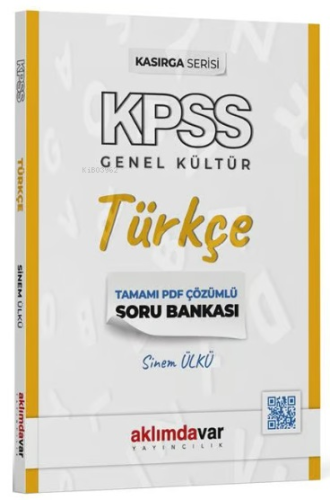 KPSS Türkçe Kasırga Soru Bankası PDF Çözümlü