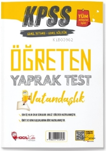 KPSS Vatandaşlık Öğreten Yaprak Test