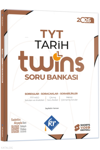 KR Akademi 2026 TYT Twins Tarih Soru Bankası