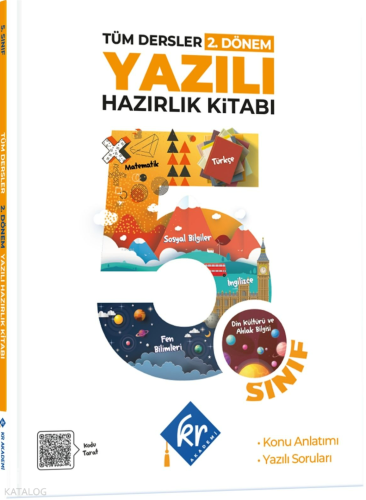 KR Akademi 5. Sınıf Tüm Dersler 2. Dönem Yazılı Hazırlık Kitabı