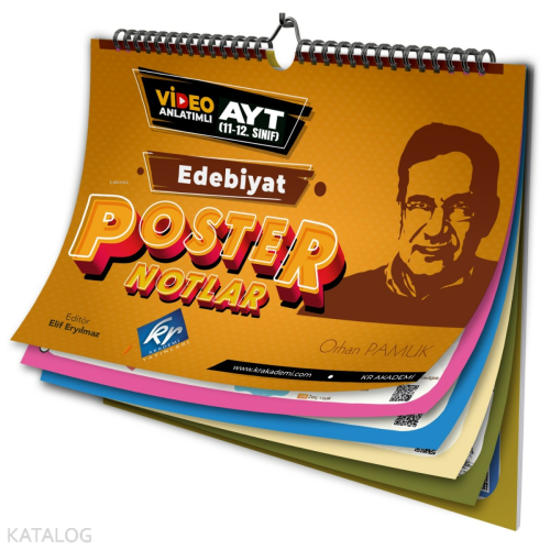 Kr Akademi AYT Edebiyat Poster Notlar