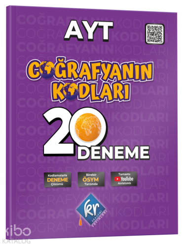 Kr Akademi Coğrafyanın Kodları AYT Coğrafya Çözümlü 20 Deneme