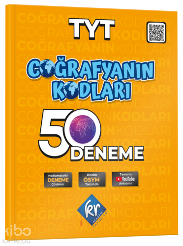 Kr Akademi Coğrafyanın Kodları TYT Coğrafya Çözümlü 50 Deneme