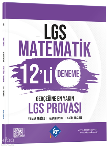 KR Akademi LGS Matematik 12'li Deneme Gerçeğine En Yakın LGS Provası