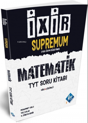 Kr Akademi TYT İxir Supremum Matematik Soru Bankası