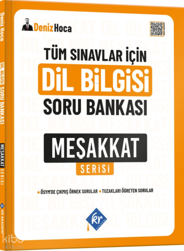 KR Akademi Yayınları Deniz Hoca Tüm Sınavlar İçin Meşakkat Serisi Dil Bilgisi Soru Bankası