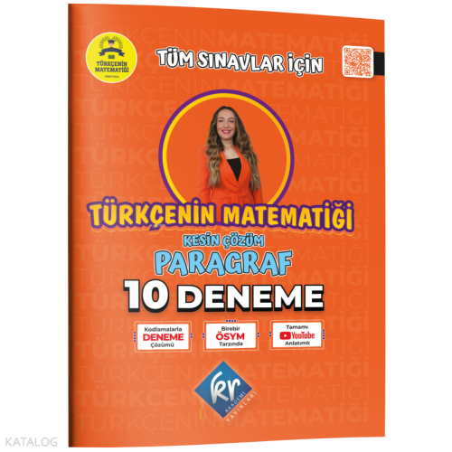 KR Akademi Yayınları Gamze Hoca Türkçenin Matematiği Tüm Sınavlar İçin