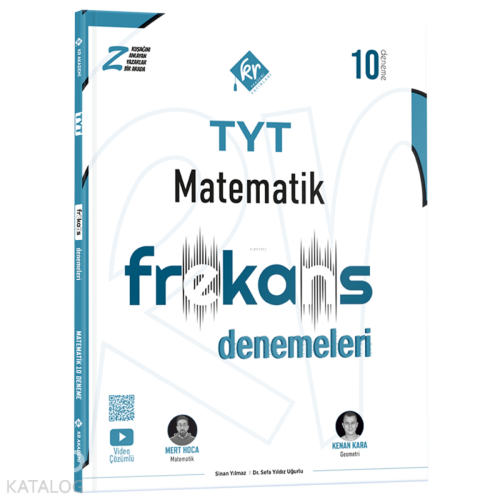 KR Akademi Yayınları TYT Matematik 10'lu Frekans Denemeleri