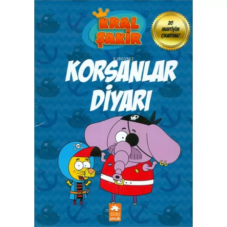 Kral Şakir Korsanlar Diyarı Çıkartmalı Boyama